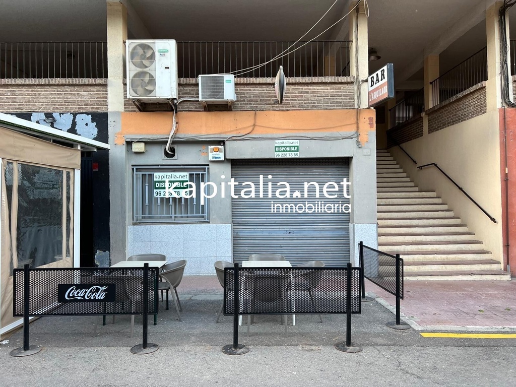 RESTAURANT-BAR-CAFETERIA A VENDRE A LA LLOSA DE RANES