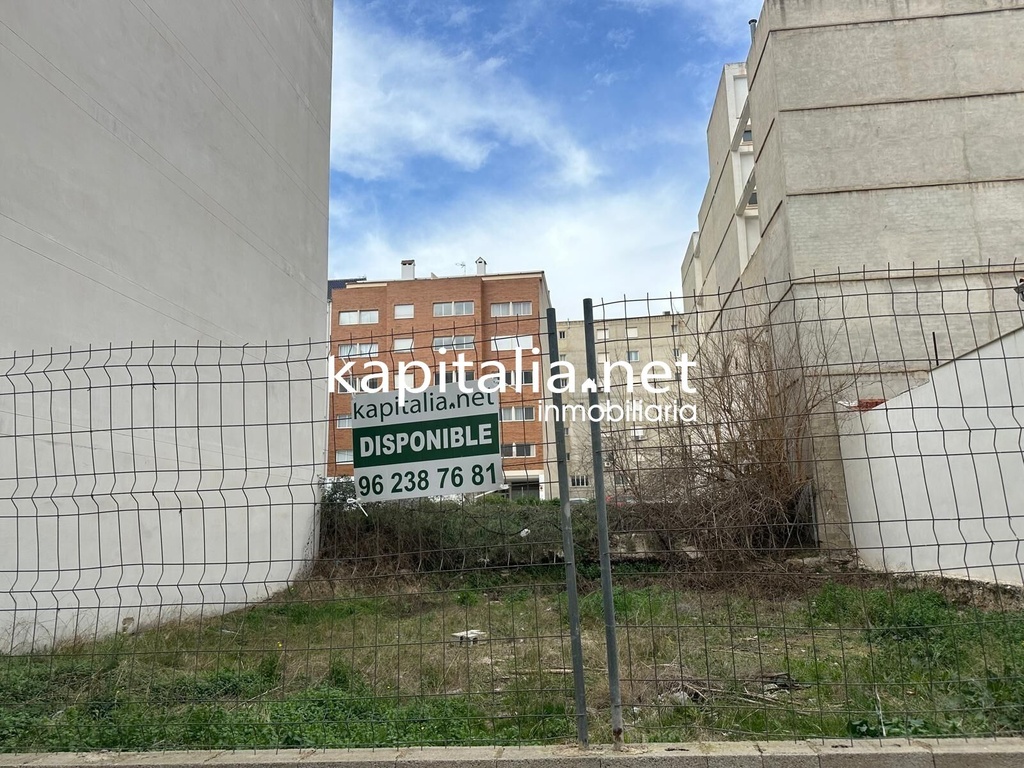 Solar urbano en venta en L´Olleria (Valencia)